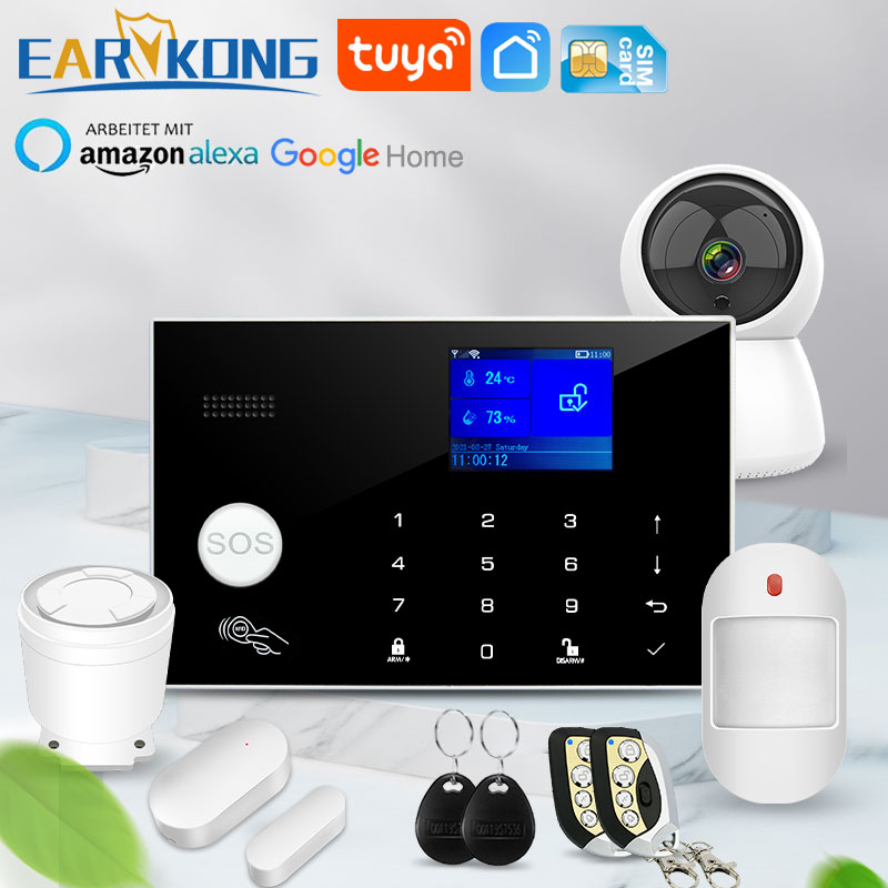 Home Zone Security App - Wifi GSM Alarm System 433MHz Home
