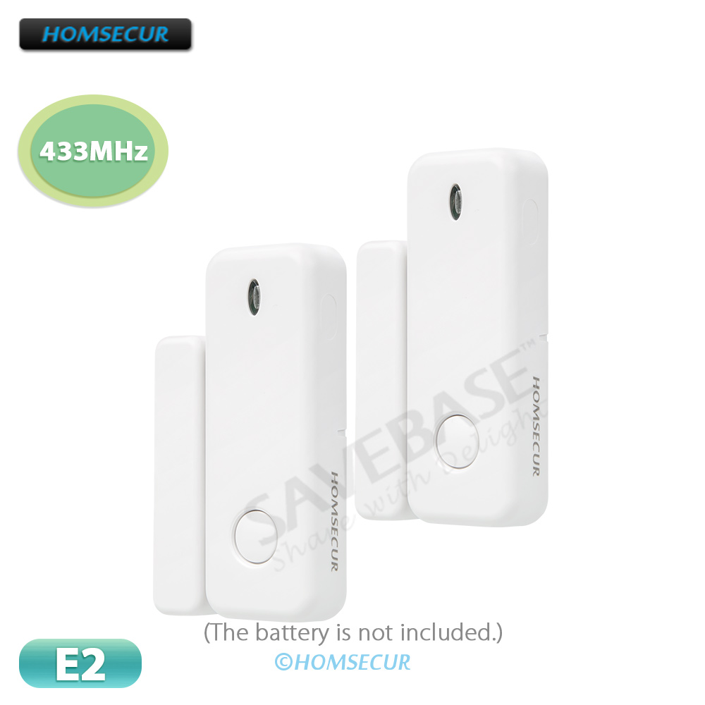 Home Security Ultimate - 2Pcs E2 Wireless Door/Window Sensors 433MHz
