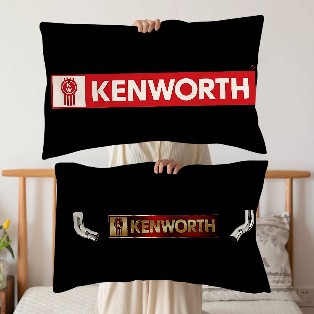 Home Security Logo - K-KenworthS LOGO Quick-Drying Polyester Pillowcase, Non-Slip,
