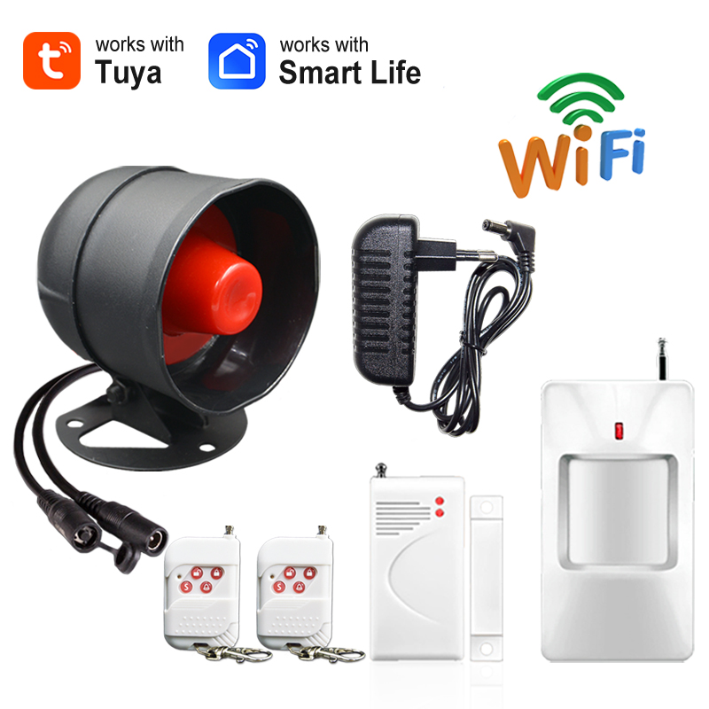 Home Zone Security App - Tuya WiFi Security Alarm System Siren