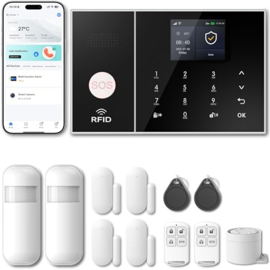 Home Zone Security App - Home security alarm system with 99+3