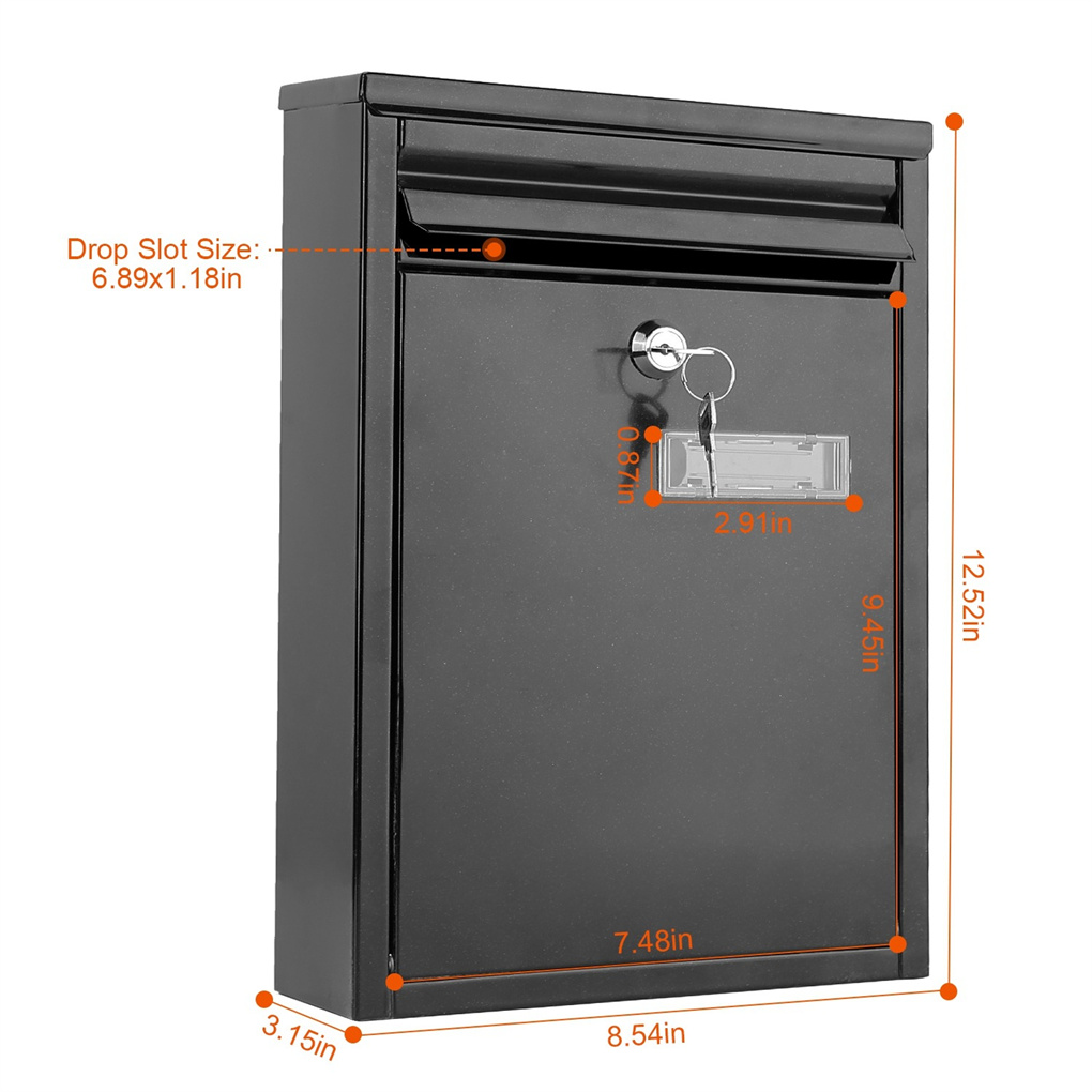 Wall Mount Mailbox Lockable Ga – обзор и цена Home Security Letters