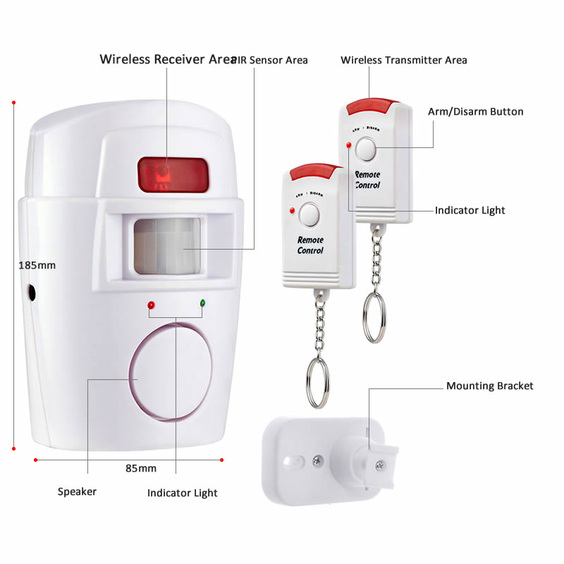 Wireless PIR Motion Sensor Det – обзор и цена Home Security Product