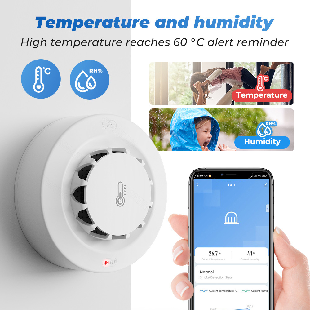 Tuya WiFi Temperature and Humi – обзор и цена Home Security Wireless