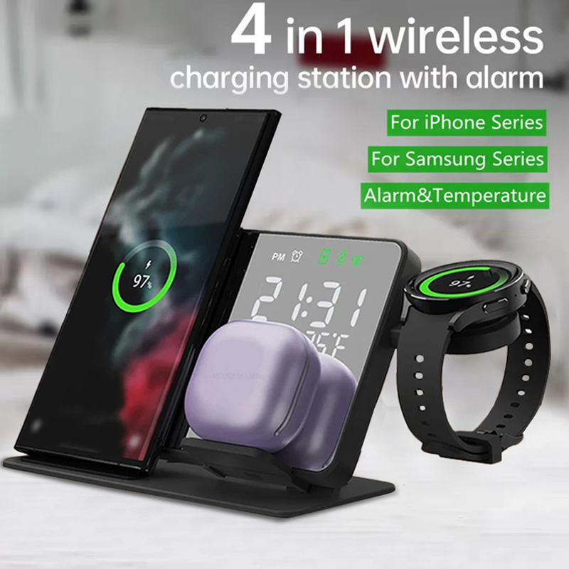 Wireless Charger Alarm Clock S – обзор и цена Home Security Wireless