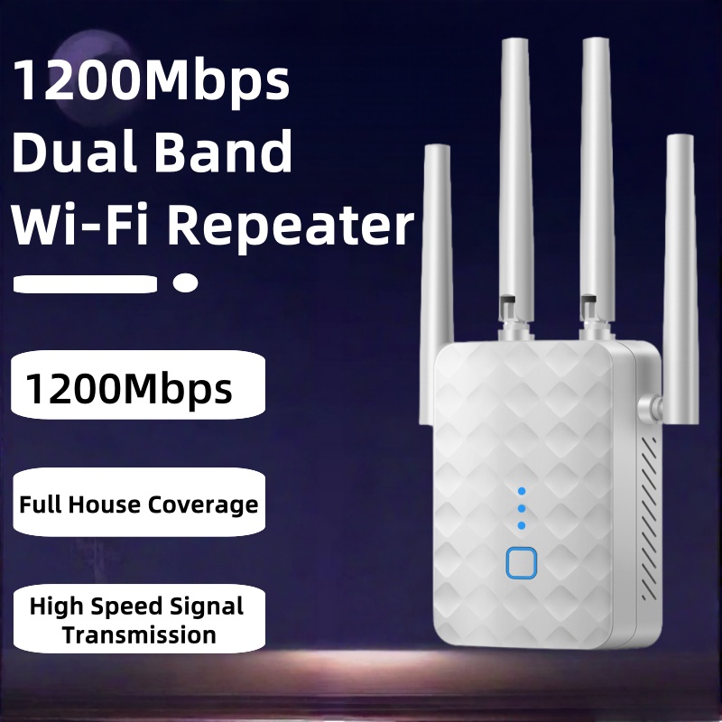 1200Mbps Dual Band WiFi Repeat – обзор и цена Home Security Wireless
