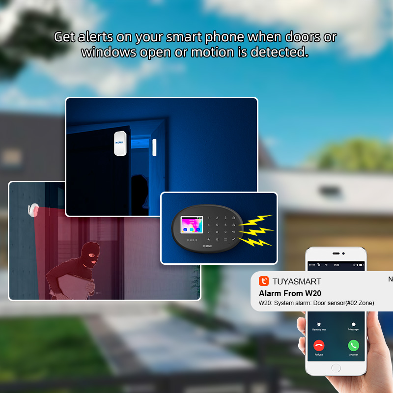 KERUI WiFi + 4G/2G Home Securi – обзор и цена Home Zone Security App
