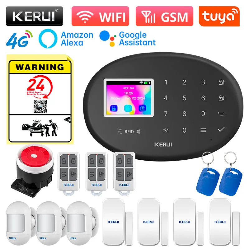 KERUI WiFi + 4G/2G Home Securi – обзор и цена Home Zone Security App