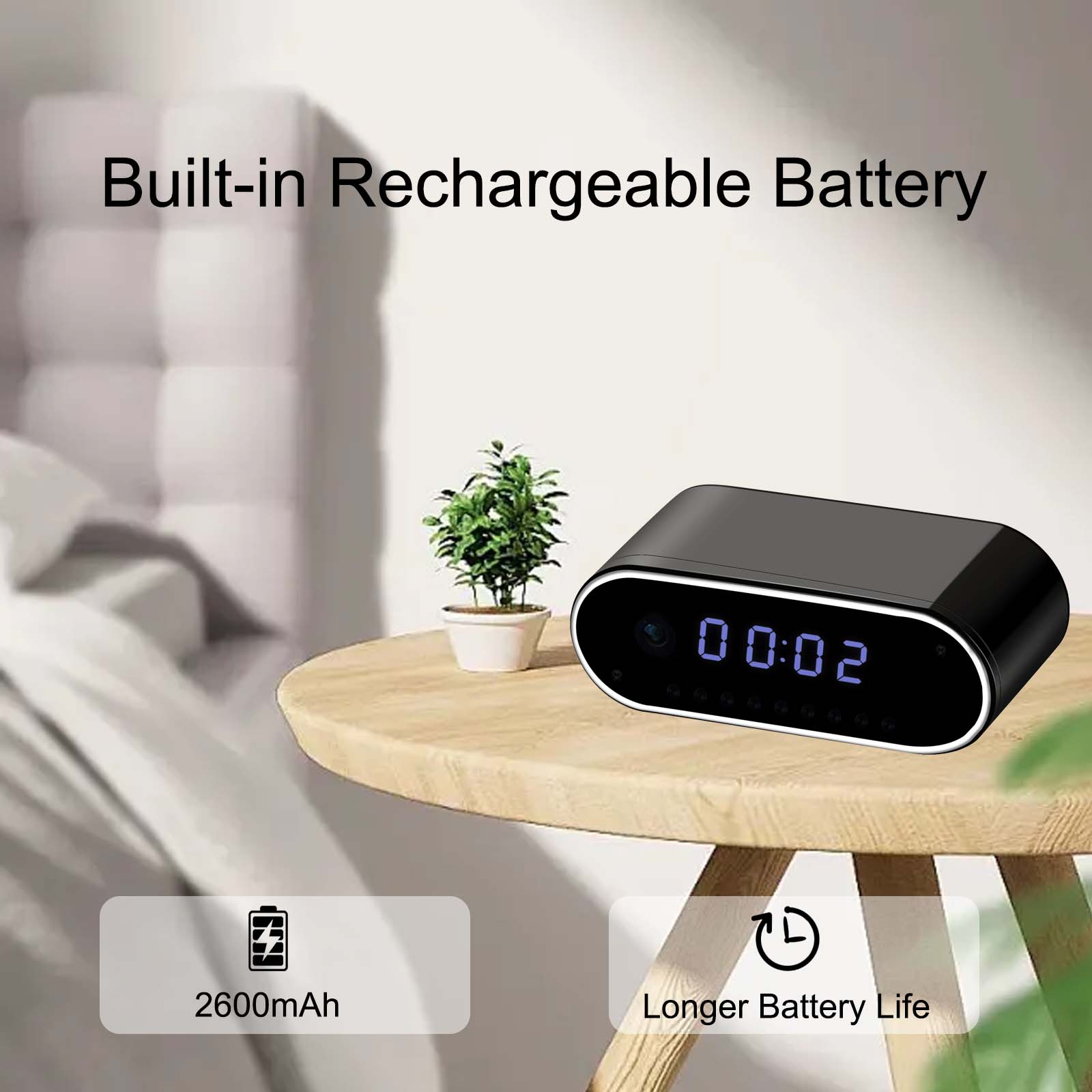 Wireless Digital Clock Camera, – обзор и цена Hidden Camera Clock