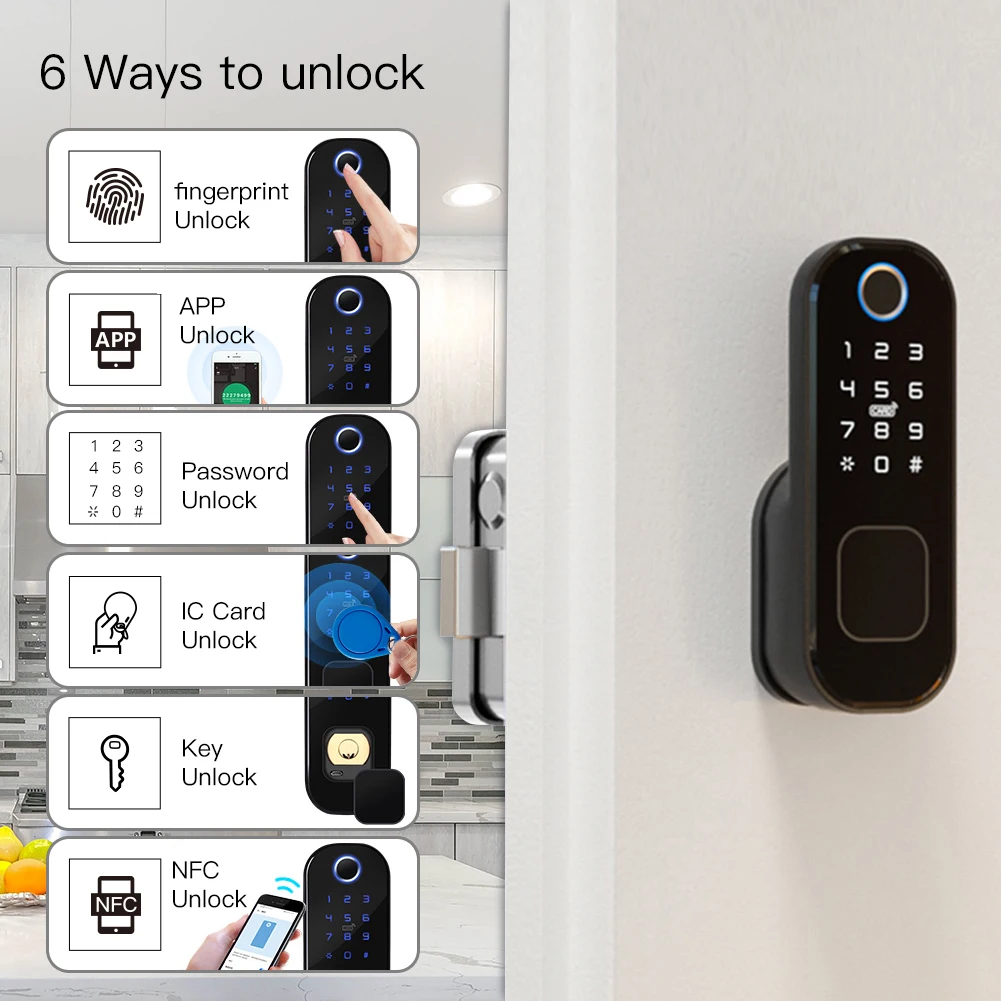 MOES WiFi Tuya Smart Lock Door – обзор и цена Home Security Packages