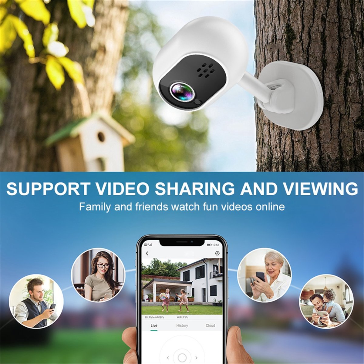 A4 1080P Smart Mini Wifi IP Ca – обзор и цена Home Security Indoor Cameras