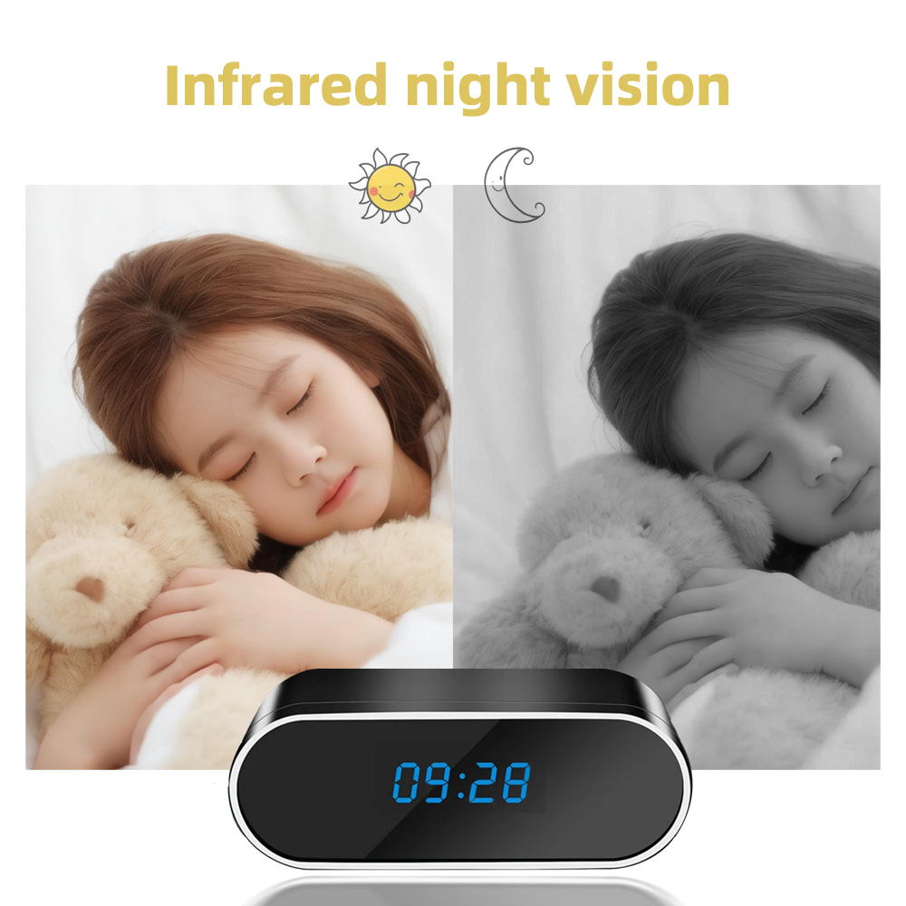 WIFI Mini Clock Camera HD 1080 – обзор и цена Hidden Camera Clock