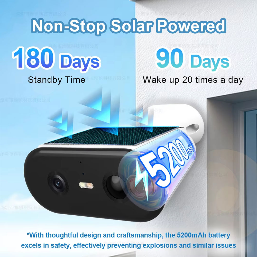 ANSVICAM 2K Solar Camera Built – обзор и цена Camera Solar Wireless