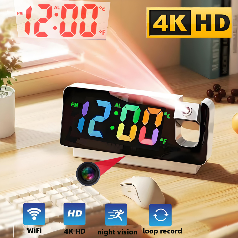 HD4K mini clock camera, suppor – обзор и цена Hidden Camera Clock