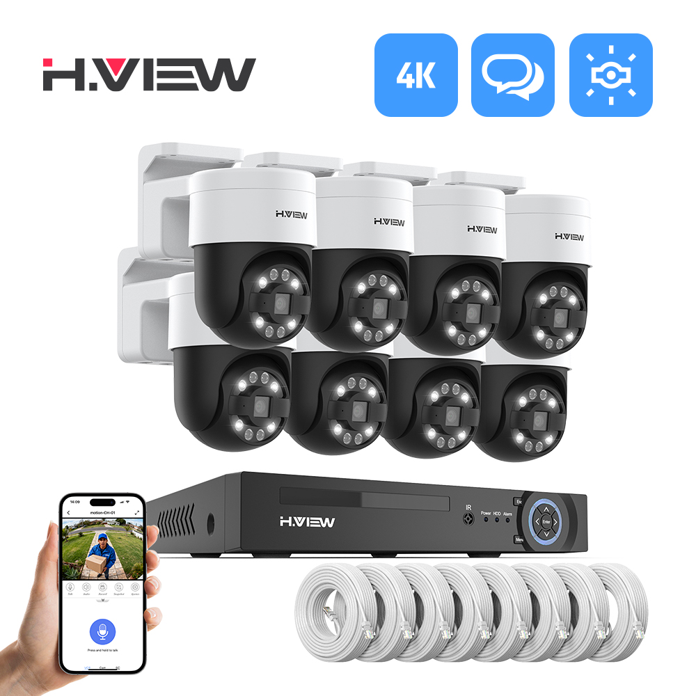 H.view 8Ch 4K 5MP 8MP Cctv Sec – обзор и цена Home Security Ultimate