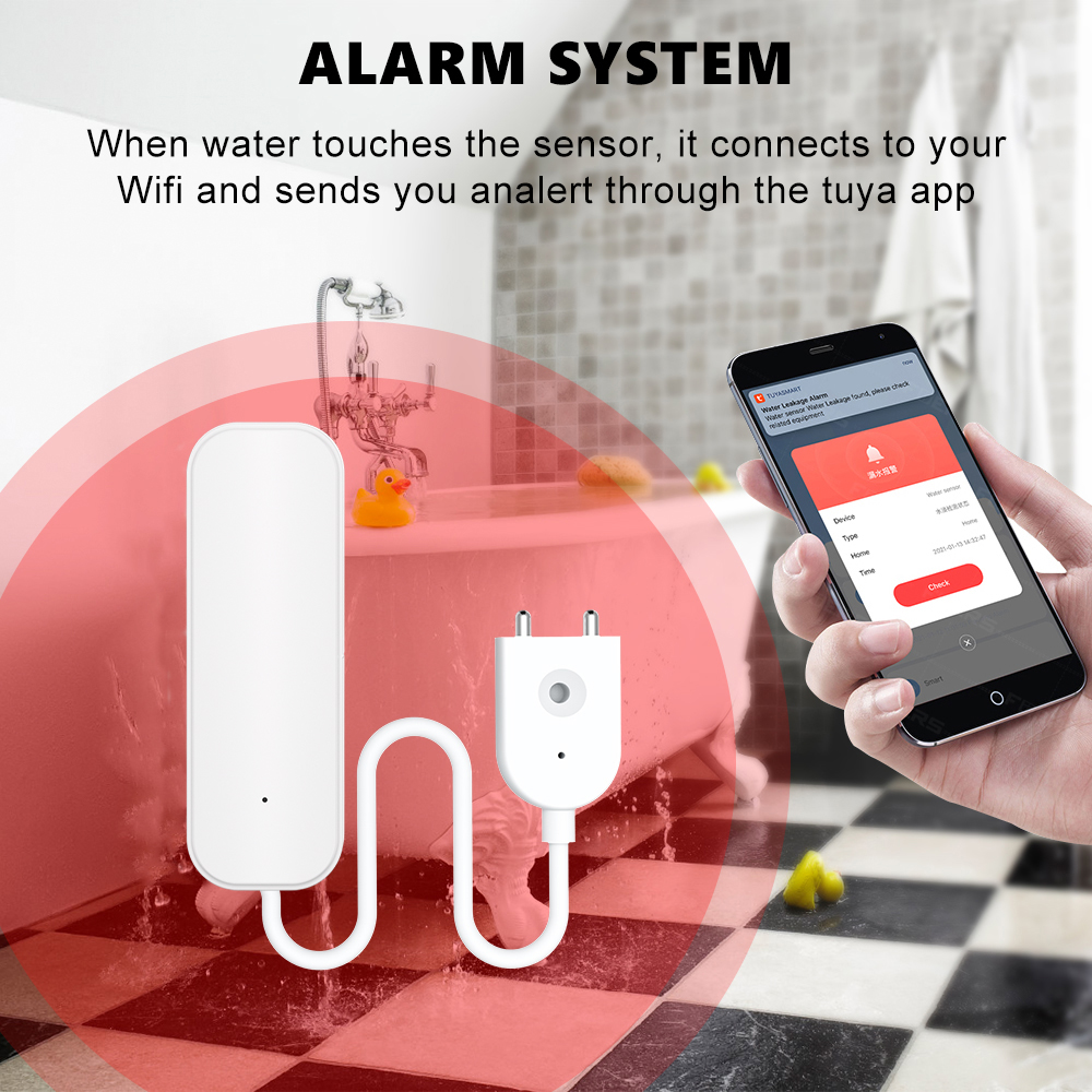 WiFi/Zigbee Water Sensor Tuya  – обзор и цена Home Security Ultimate