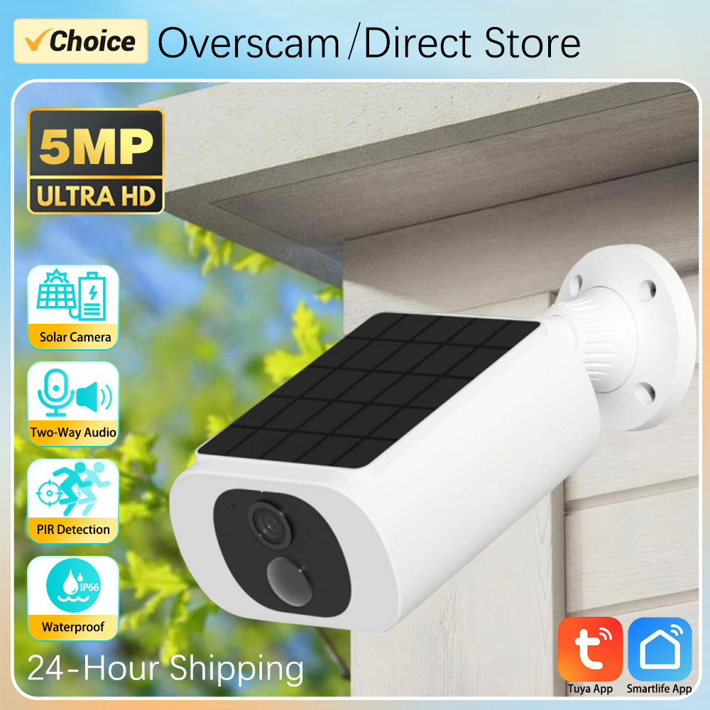 5MP Tuya Smartlife Outdoor Sol – обзор и цена Camera Solar Wireless