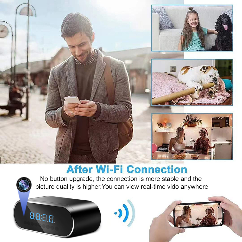 1080P Mini Camera Clock HD WIF – обзор и цена Hidden Camera Clock