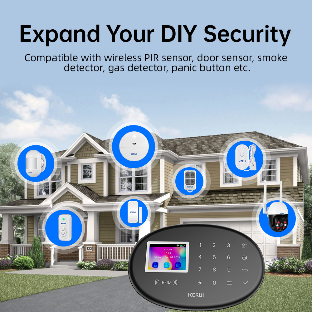 KERUI WiFi + 4G/2G Home Securi – обзор и цена Home Zone Security App