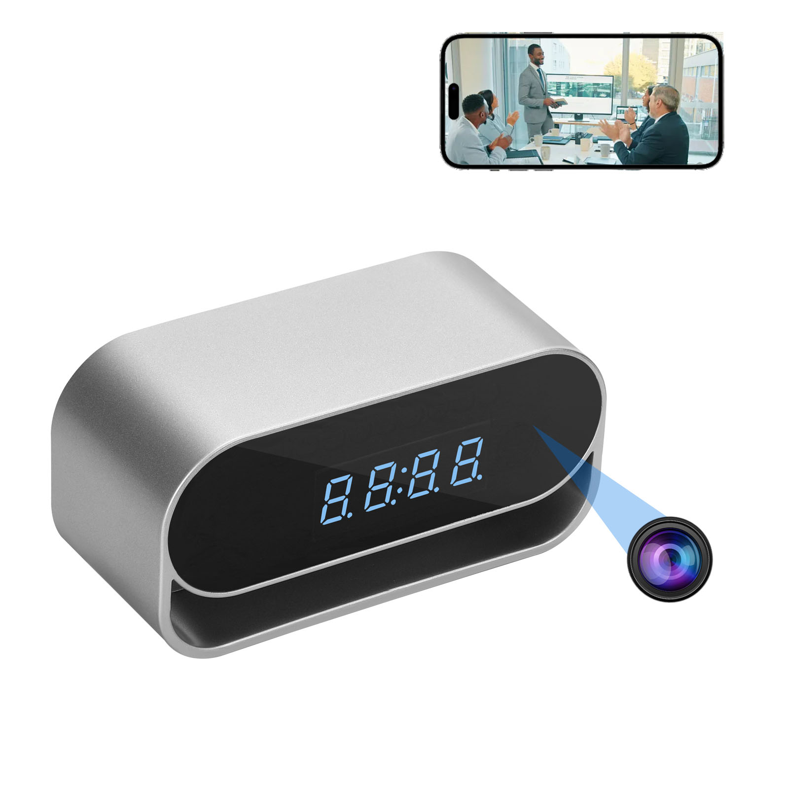 4K HD Camera Clock - Covert Su – обзор и цена Hidden Camera Clock