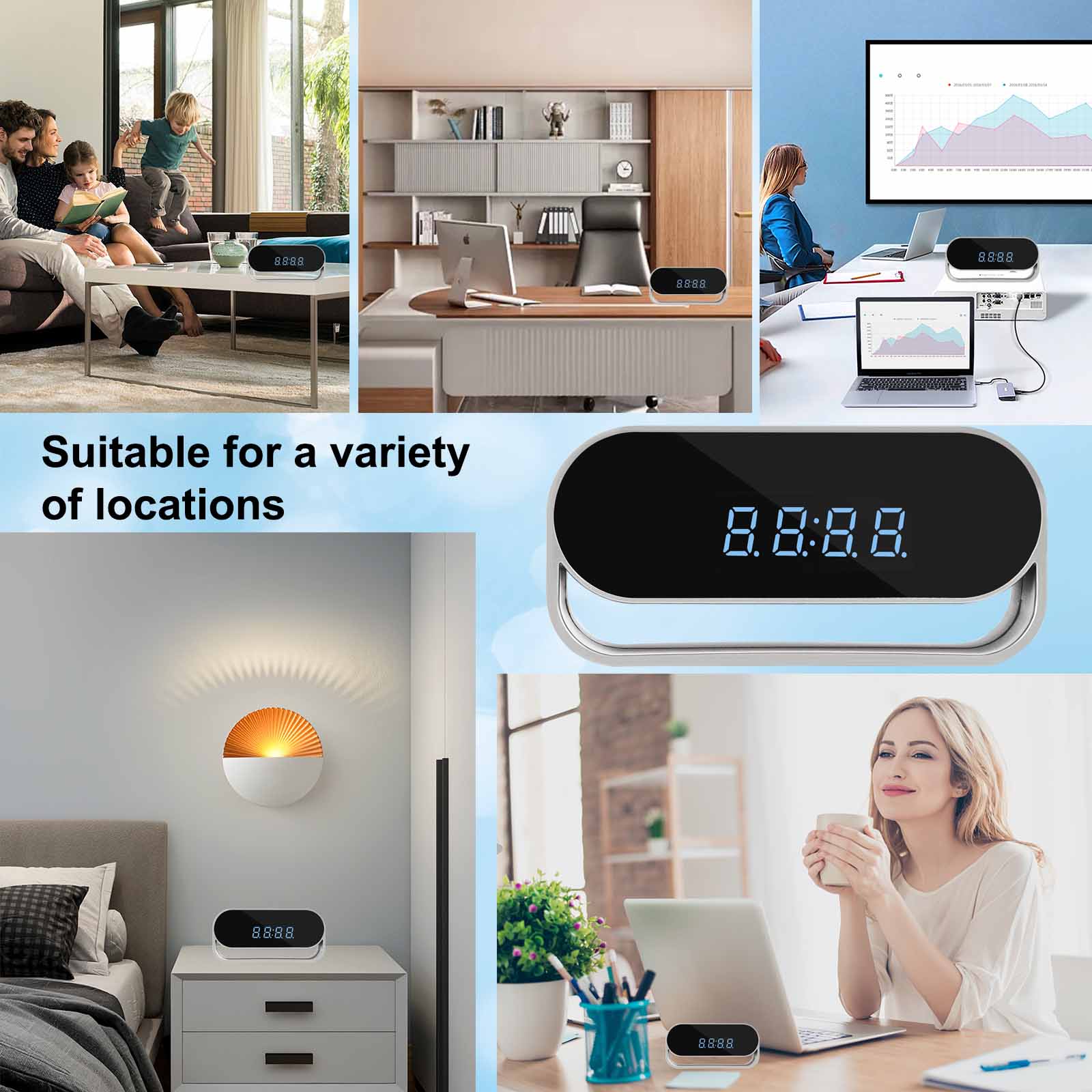 4K HD Camera Clock - Covert Su – обзор и цена Hidden Camera Clock