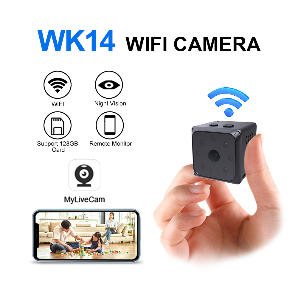 WK14 Mini WiFi Camera Wireless – обзор и цена Hidden Camera Clock