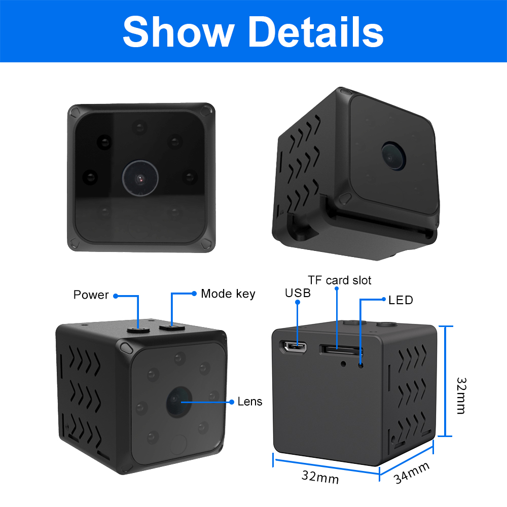 WK14 Mini WiFi Camera Wireless – обзор и цена Hidden Camera Clock