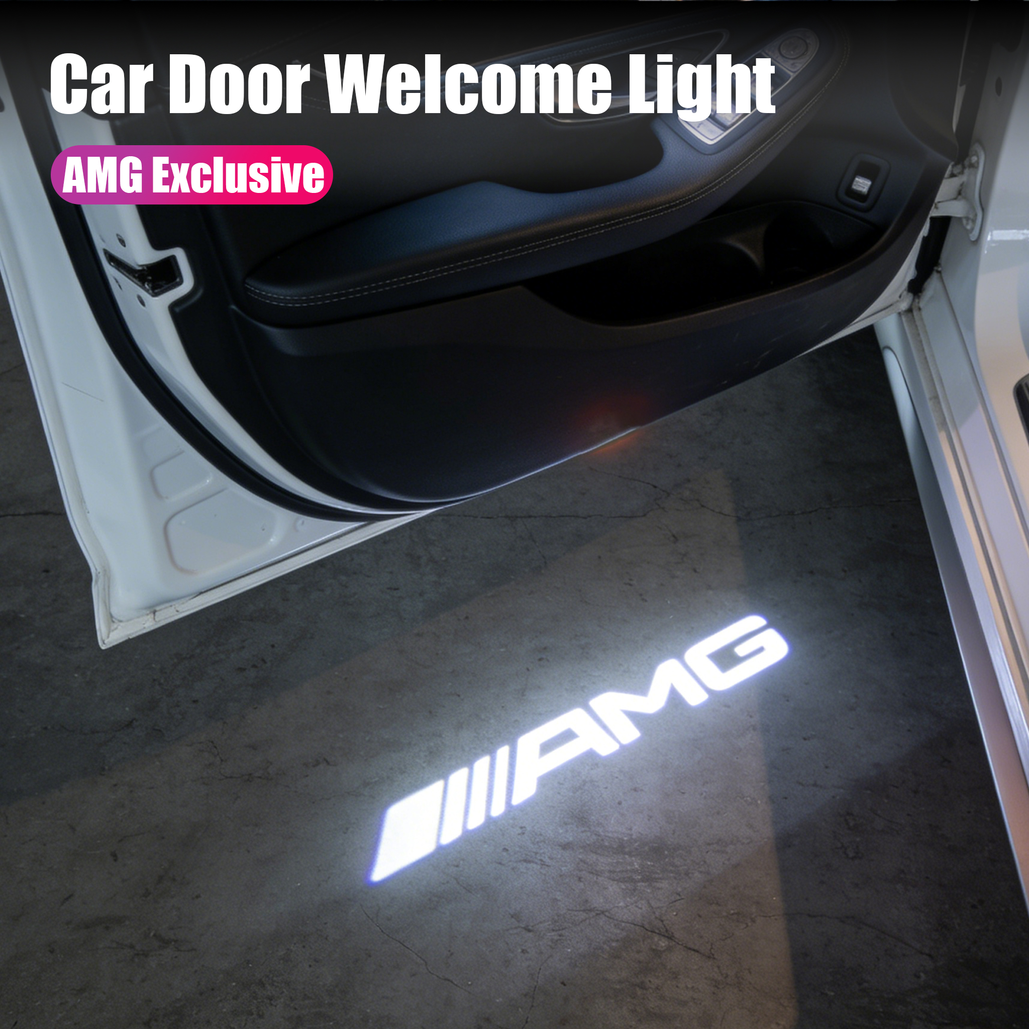 Car Door Welcome Projector Gho – обзор и цена Home Security Logo