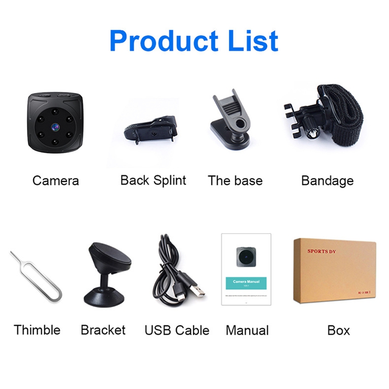 Mini HD Camera 1080p Portable  – обзор и цена Home Security Indoor Cameras