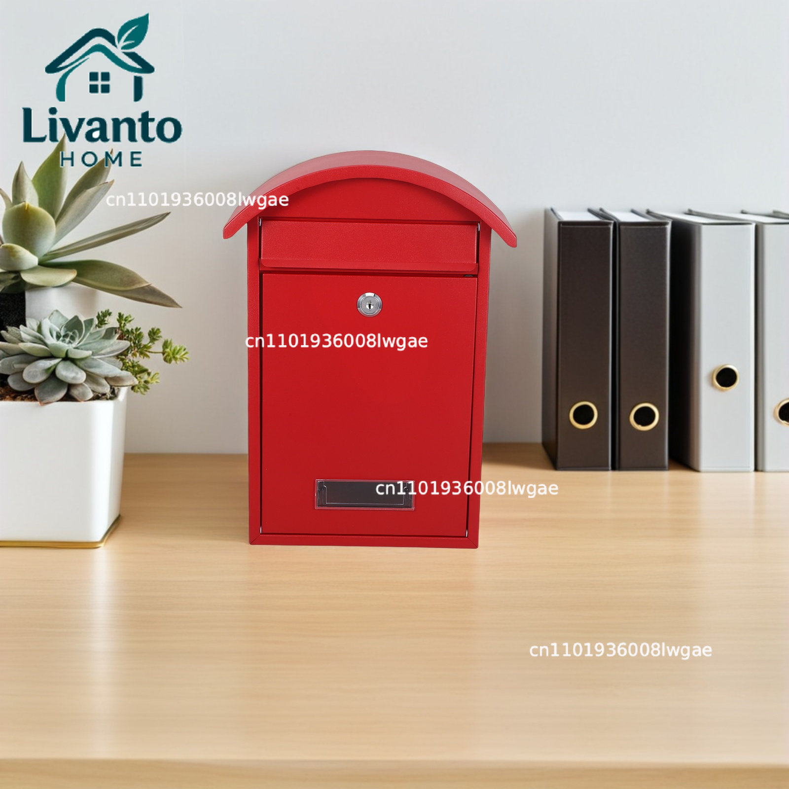 Wall Mailbox Lockable Red 14 X – обзор и цена Home Security Letters