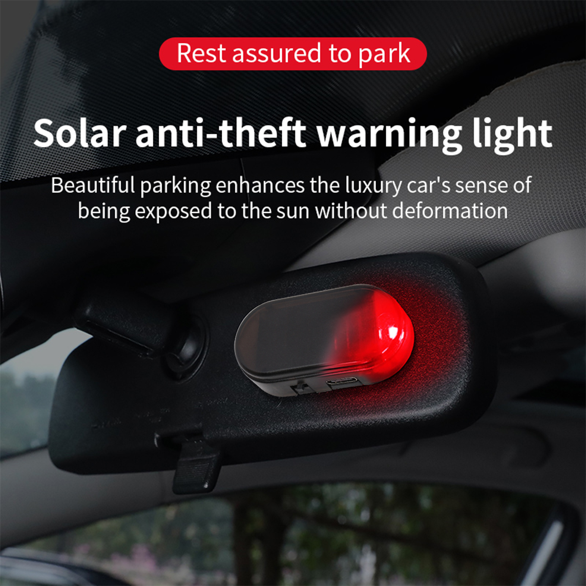 Car Mini LED Solar Warning Lig – обзор и цена Home Security Wireless