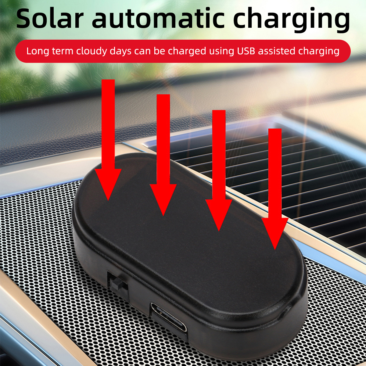 Car Mini LED Solar Warning Lig – обзор и цена Home Security Wireless