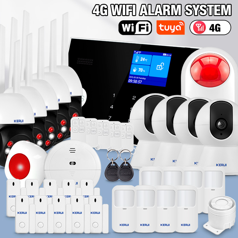 KERUI 433mhz 4G/WIFI Home Alar – обзор и цена Home Zone Security App