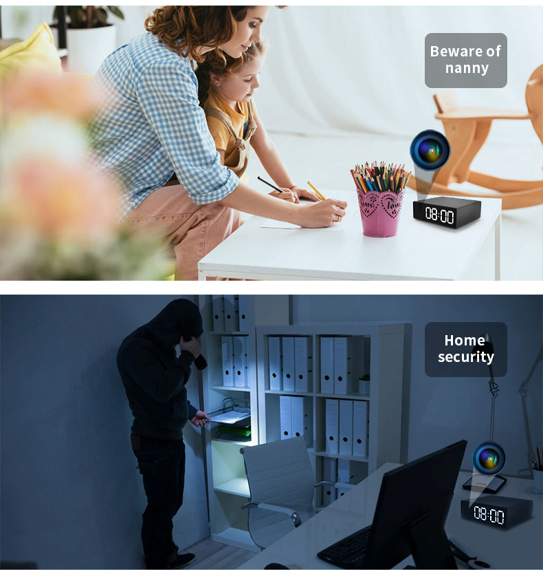 1080P Night Vision Clock Camer – обзор и цена Hidden Camera Clock