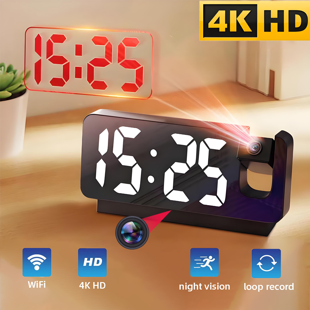 Mini HD4K clock camera, suppor – обзор и цена Hidden Camera Clock