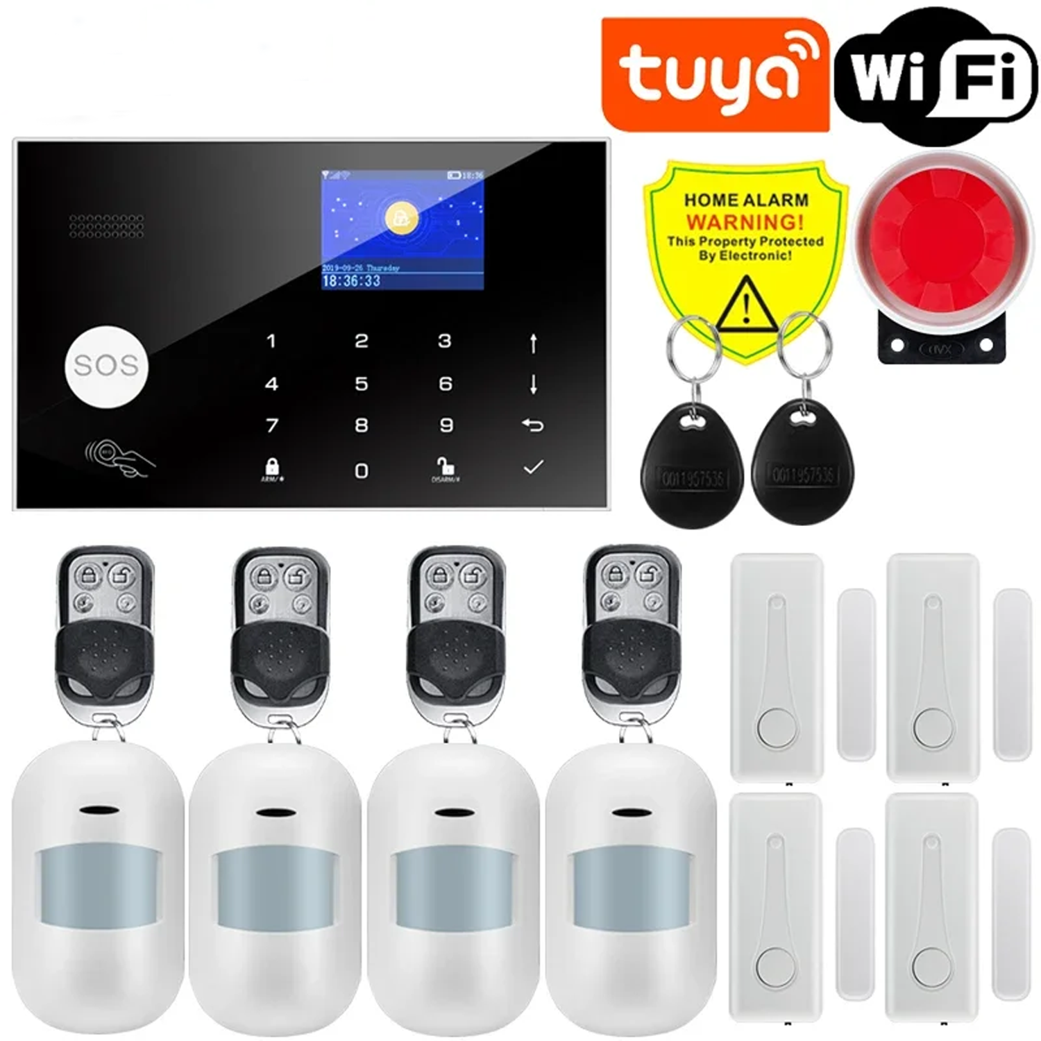 Tuya Wireless WIFI GSM Home Bu – обзор и цена Home Zone Security App