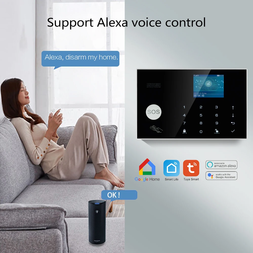 Tuya Wireless WIFI GSM Home Bu – обзор и цена Home Zone Security App