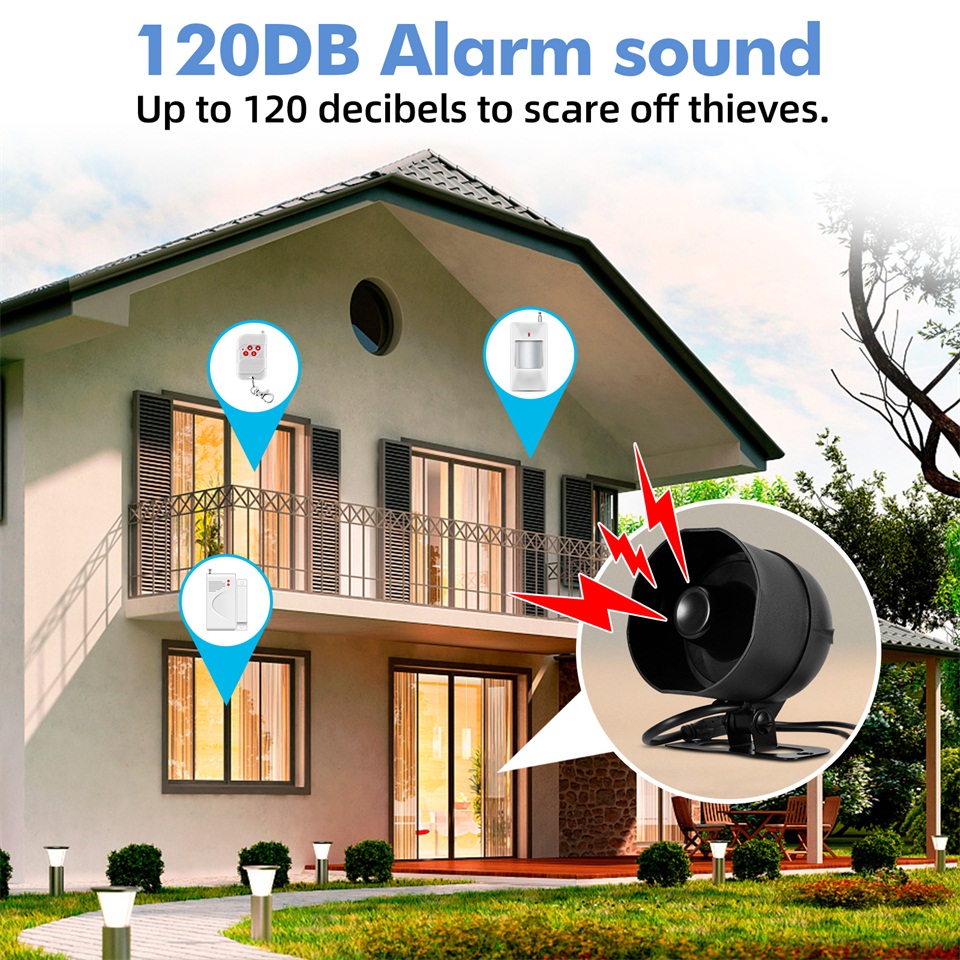 KERUI WIFI Alarm System Siren  – обзор и цена Home Zone Security App