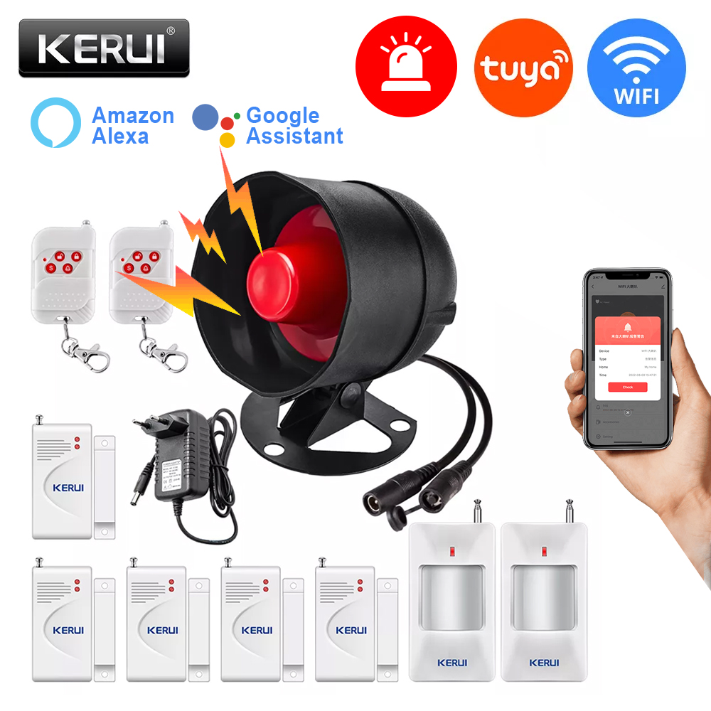 KERUI Tuya Smart WIFI Wireless – обзор и цена Home Zone Security App