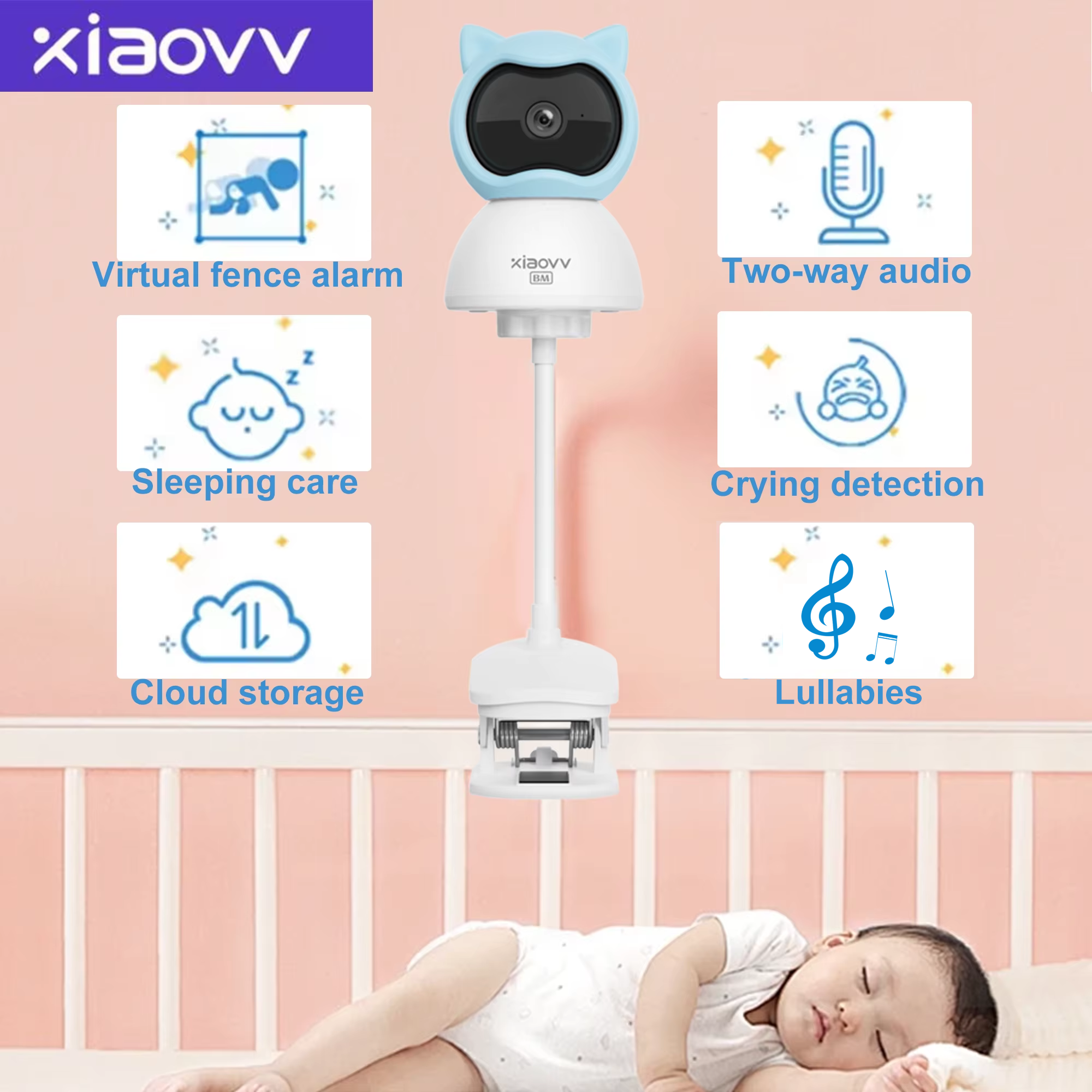 4MP WiFi xiaovv indoor Baby Mo – обзор и цена Home Security Ultimate