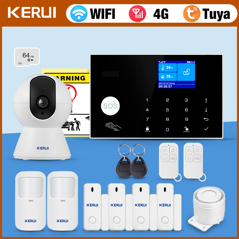 KERUI 4G Alarm System with Wir – обзор и цена Home Zone Security App