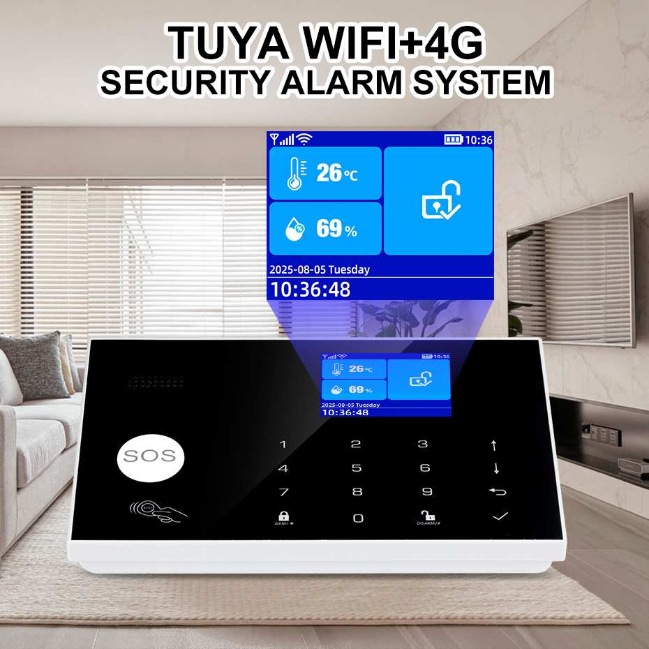 KERUI 4G Alarm System with Wir – обзор и цена Home Zone Security App