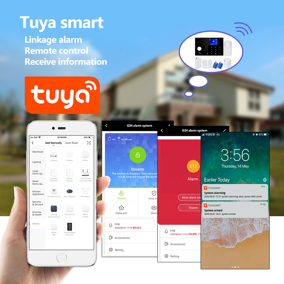 KERUI 4G/WiFi Home Alarm Syste – обзор и цена Home Zone Security App