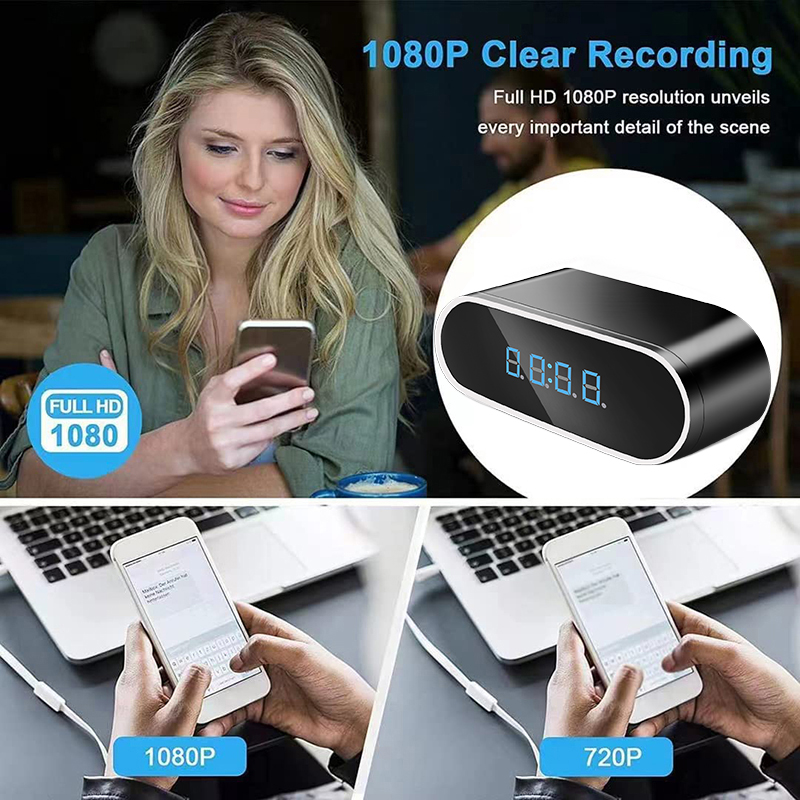 WIFI Clock Camera 166degree Mi – обзор и цена Hidden Camera Clock