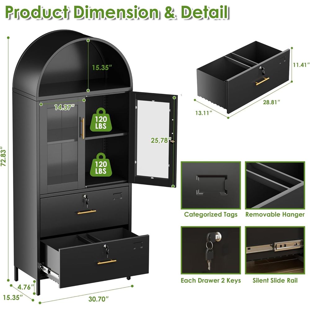 Secure Arched Metal Filing Cab – обзор и цена Home Security Letters