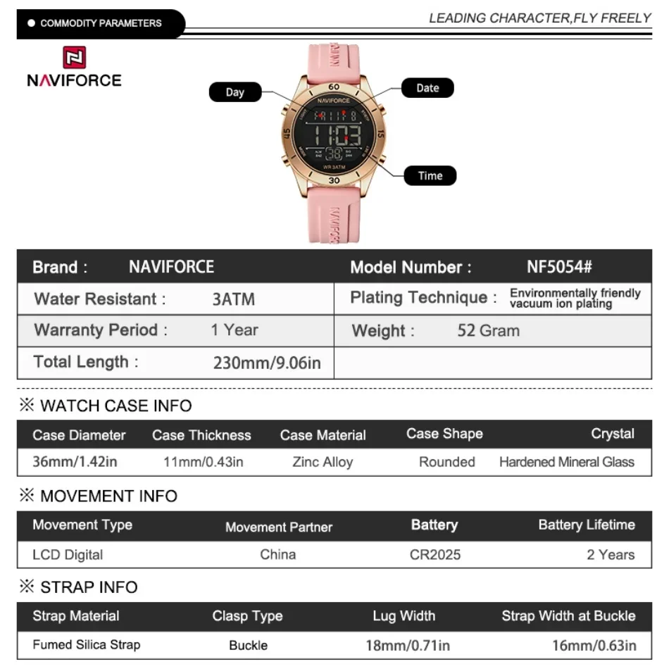 NAVIFORCE Watch For Women Fash – обзор и цена Home Security Electronics