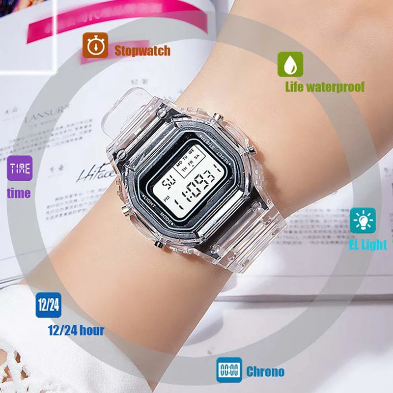 YIKAZE LED Digital Watches for – обзор и цена Home Security Electronics