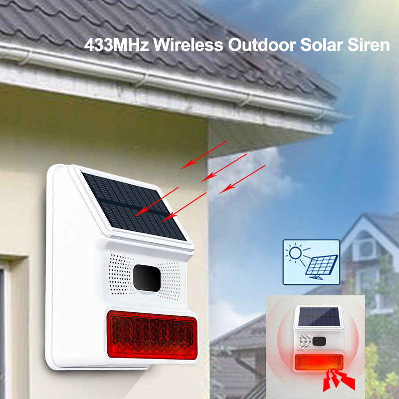 TAIBOAN 433MHZ Wireless Solar  – обзор и цена Home Security Product