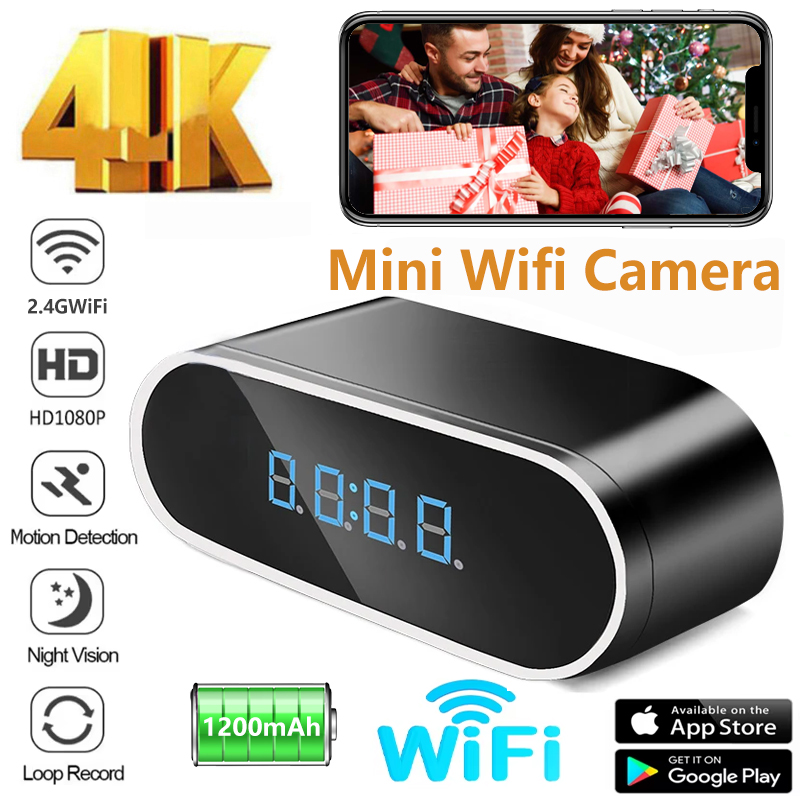 Wifi Mini Clock Camera Remote  – обзор и цена Hidden Camera Clock
