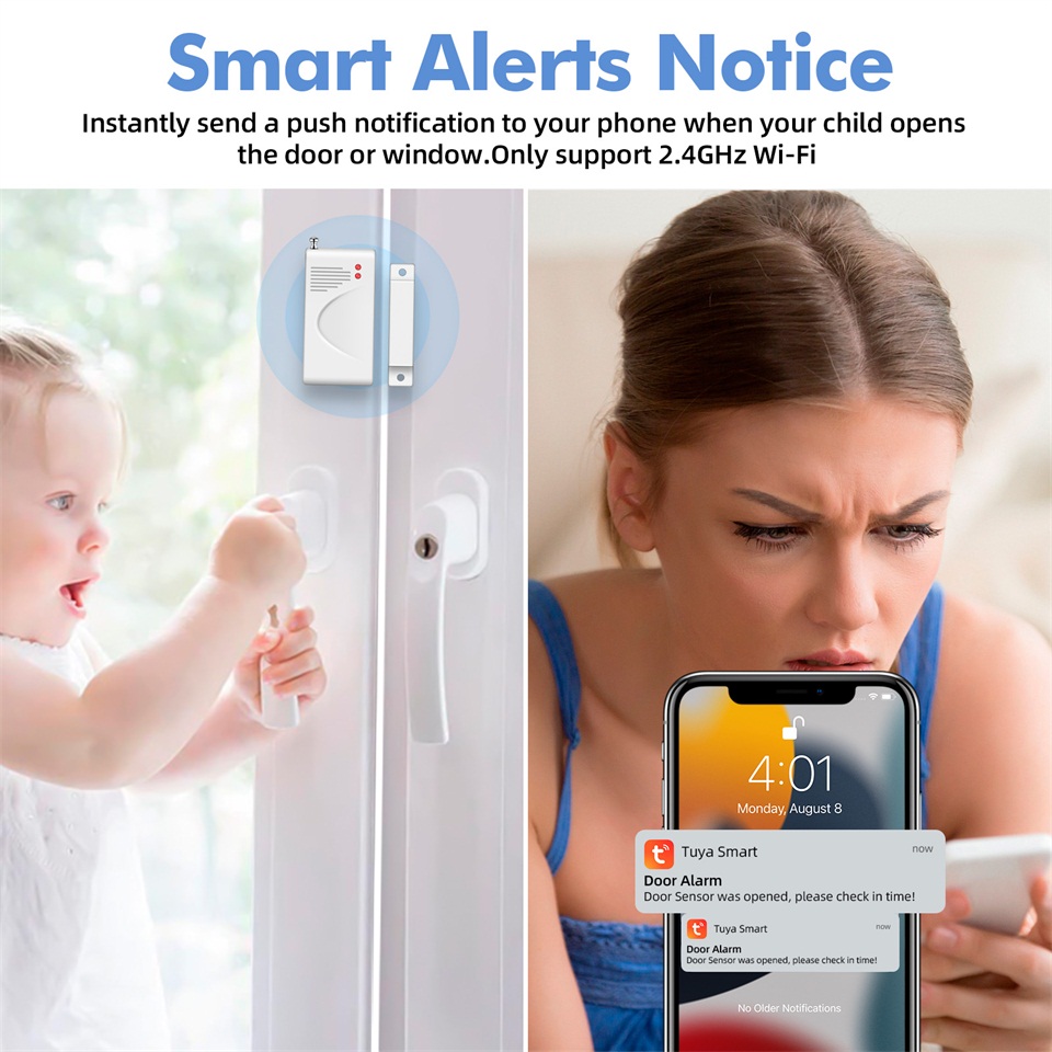 KERUI 120db Loud Sound Alarm S – обзор и цена Home Zone Security App